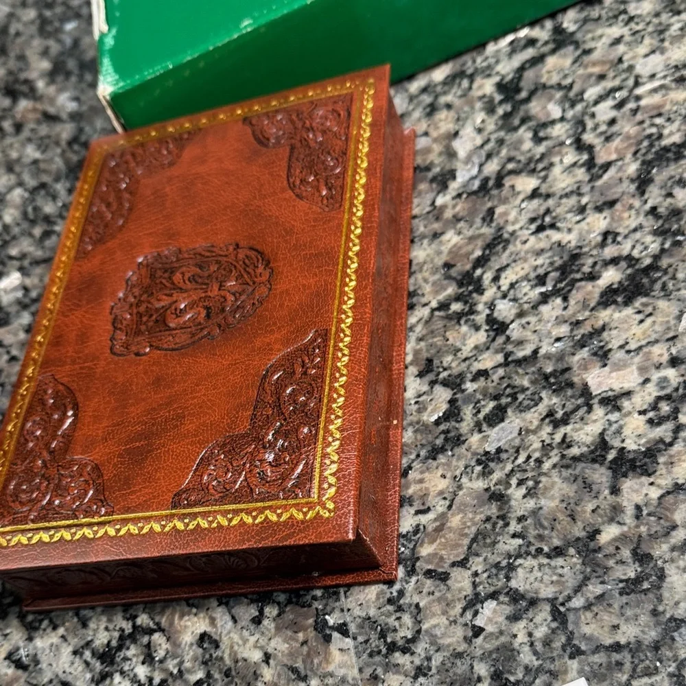 Italfama leatherette double Domino Set made in Italy - Picture 15 of 16